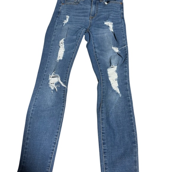 AERO Denim - Distressed Aero Blue Jeans